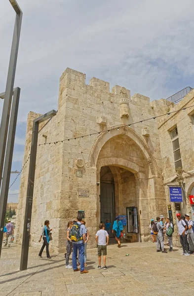 Jaffa gate em jerusalem — Fotografia de Stock