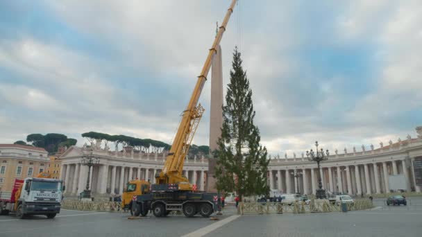 Plac św. Piotra w Watykanie — Wideo stockowe
