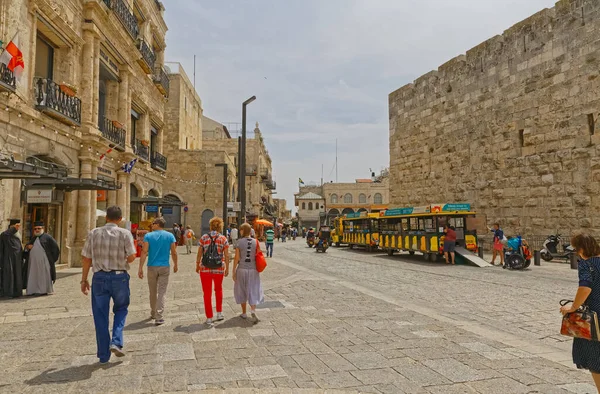 Puerta de Jaffa entrada en Jerusalén —  Fotos de Stock