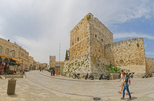 Torre de Davi em Jerusalém — Fotografia de Stock