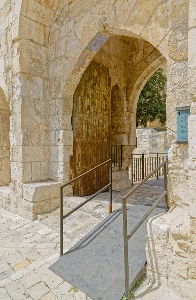 Είσοδος στον Πύργο του Δαβίδ στην Ιερουσαλήμ — Φωτογραφία Αρχείου