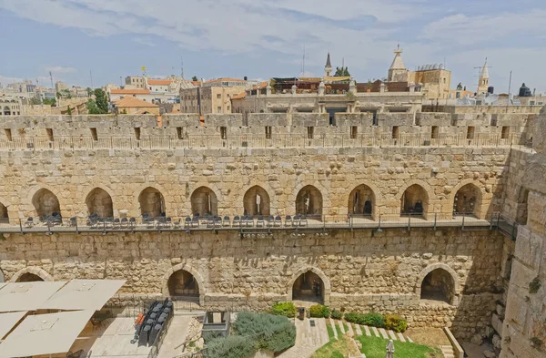Panoramatický výhled na Davidovu věž v Jeruzalémě — Stock fotografie