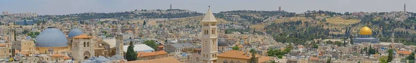 Panoramic view of the old city of Jerusalem — Stock Photo, Image