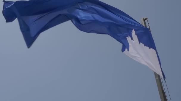 Bandera del Museo de la Torre de David, Jerusalén — Vídeo de stock