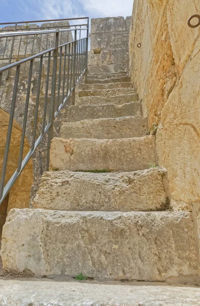 Treppe im Davidsturm in Jerusalem — Stockfoto