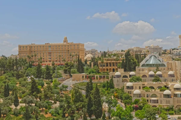 Vista a la parte nueva de Jerusalén — Foto de Stock