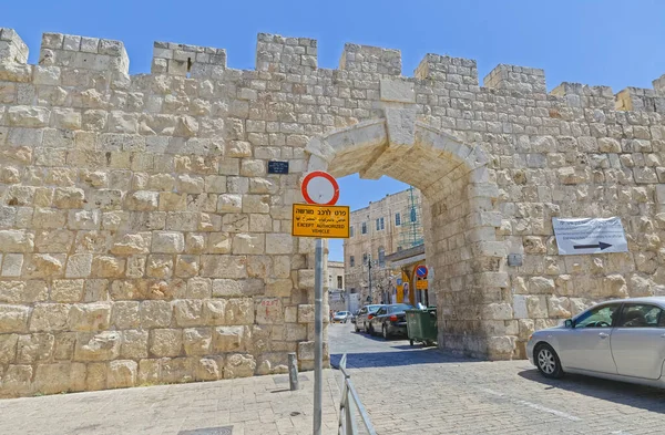 New Gate entrance in the Jerusalem — Stock Photo, Image