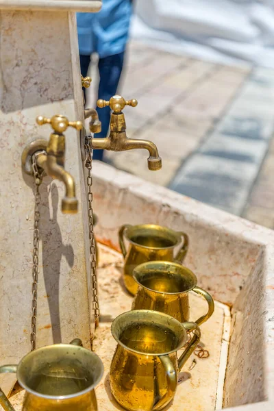 Västra muren vatten Jerusalem — Stockfoto