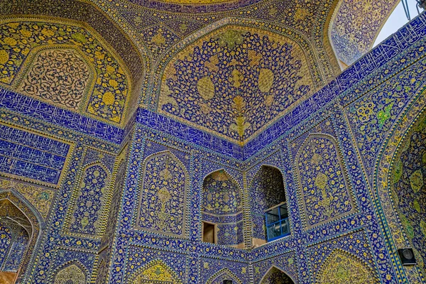 Isfahan Shah Mesquita interior — Fotografia de Stock