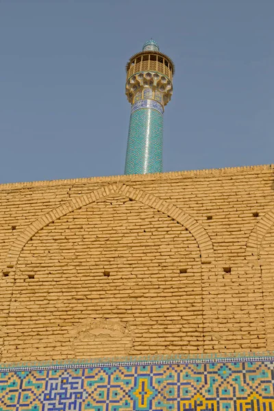 Isfahan Shah mecset minaret — Stock Fotó