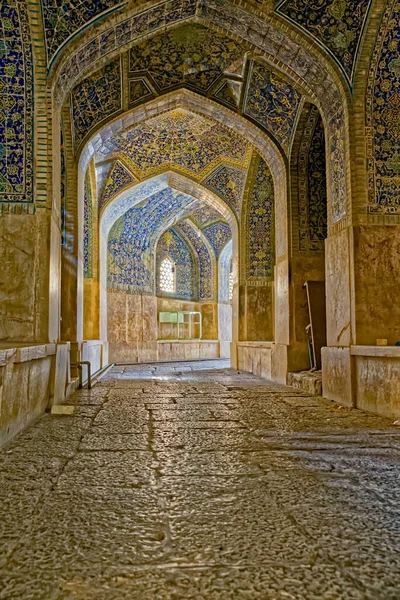 Isfahan Shah Moskee passage — Stockfoto