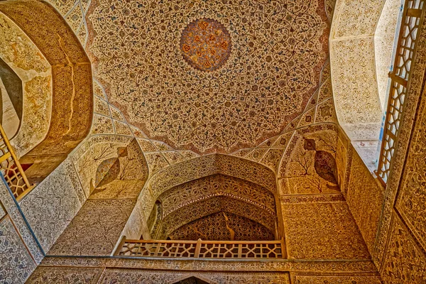 Interiér paláce Isfahan Ali Qapu — Stock fotografie