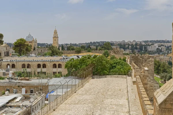 Vista da Torre de David sobre o Patriarcado Armênio no sul — Fotografia de Stock