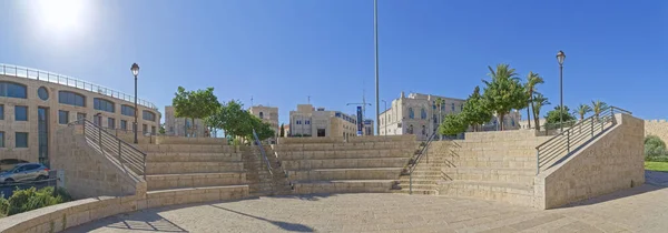 Anfiteatro en la Plaza Tsahal de Jerusalén — Foto de Stock