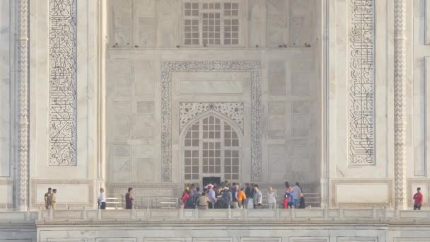 El Taj Mahal, India — Vídeo de stock