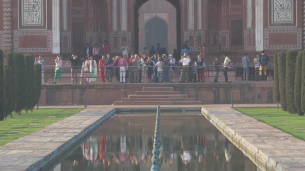 O Taj Mahal, Índia — Vídeo de Stock