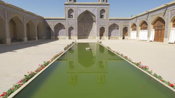 Staw meczetowy Nasir al-Mulk — Wideo stockowe