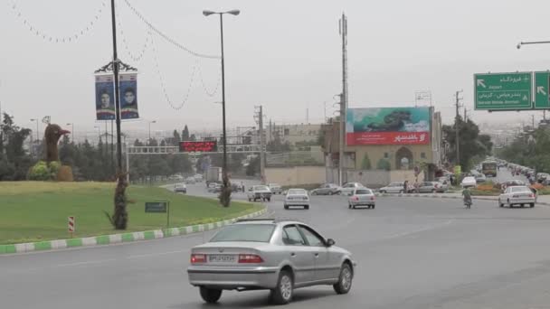 Cruzamento norte de Shiraz — Vídeo de Stock