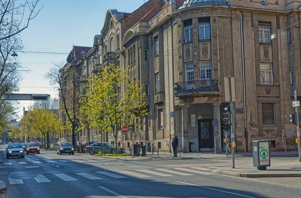 Die Nachwirkungen des Erdbebens, das Zagreb in der Zeit von covid-19 traf — Stockfoto