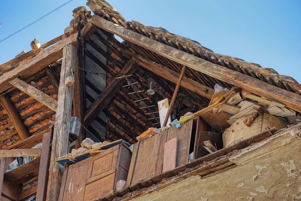Le conseguenze del terremoto che ha colpito Zagabria — Foto Stock