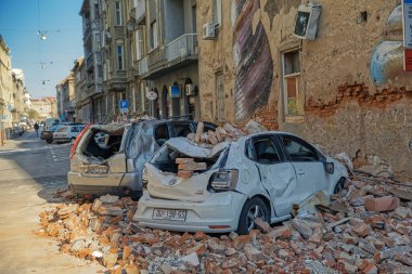 Zagreb 'i vuran depremin ardından