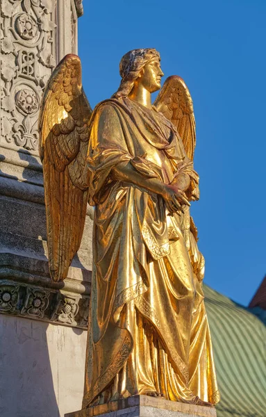 Monument över antagandet av Jungfru Maria i Zagreb — Stockfoto