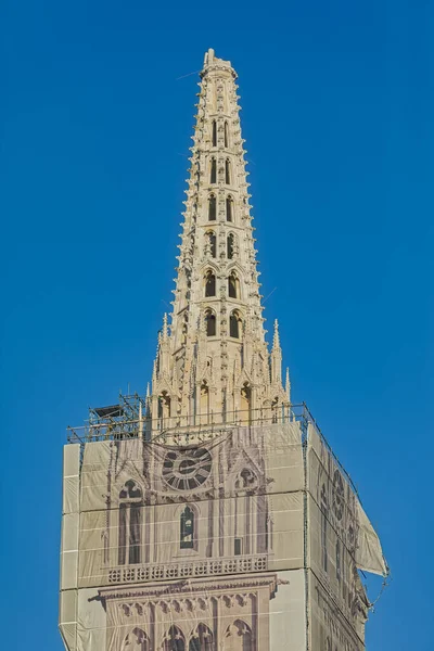 Efterdyningarna av jordbävningen som drabbade Zagreb — Stockfoto