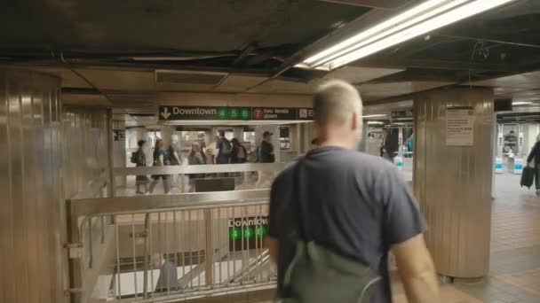 Grand Central metróállomás, New York — Stock videók