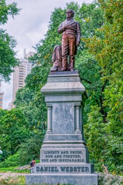Daniel Webster Central Park, New York 'ta heykel