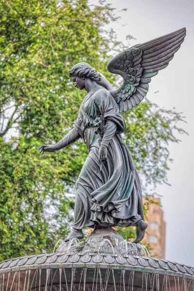 Fuente Bethesda en el Central Park, Nueva York — Foto de Stock