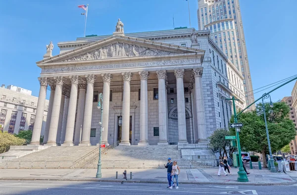 Palazzo della Corte Suprema della Contea di New York — Foto Stock