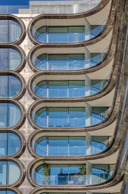 New York 'taki High Line' dan Zaha Hadid Binası manzarası