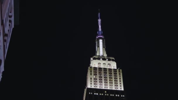 Prédios de Nova Iorque na 34th Street — Vídeo de Stock