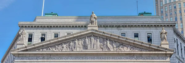 Edifício da Suprema Corte do Condado de Nova York — Fotografia de Stock