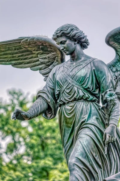 Fuente Bethesda en el Central Park, Nueva York — Foto de Stock