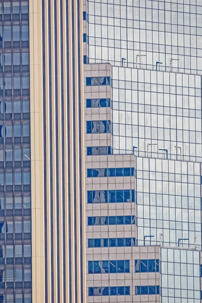 Architectural detail of Manhattan building facade, New York