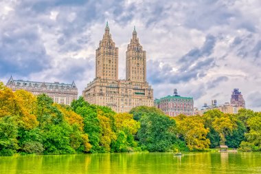 Central Park, New York 'tan San Remo bina manzarası