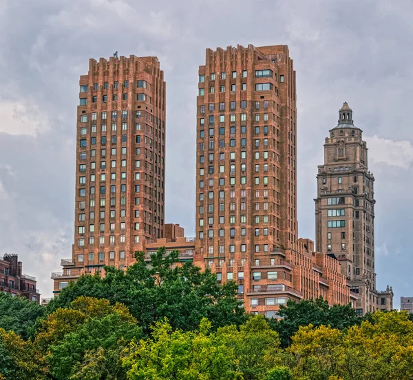 Majestueuze appartementen uitzicht op het Central Park, New York — Stockfoto