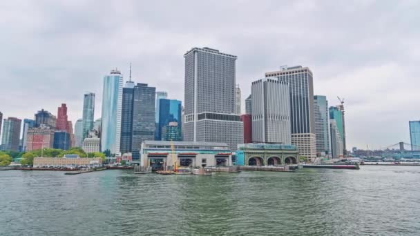 Slip 5 Battery Maritime Building, Nueva York — Vídeo de stock