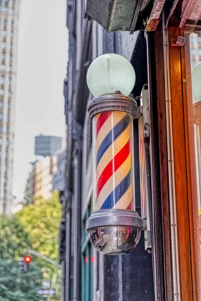 Decorated lamp, New York — Stock Photo, Image