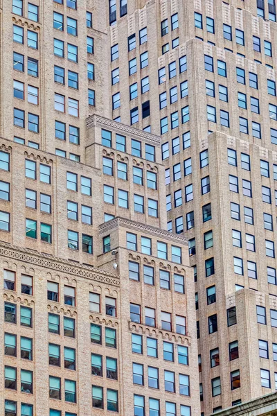 Detalhes do edifício 500 Fifth Avenue em Bryant Park, Nova Iorque — Fotografia de Stock