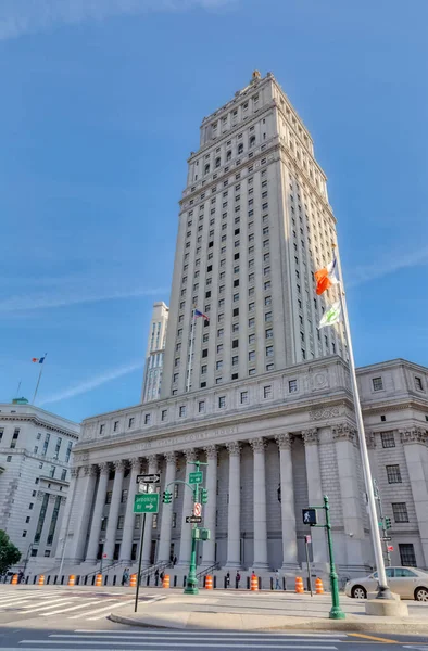 The Thurgood Marshall Palazzo di Giustizia degli Stati Uniti a New York — Foto Stock