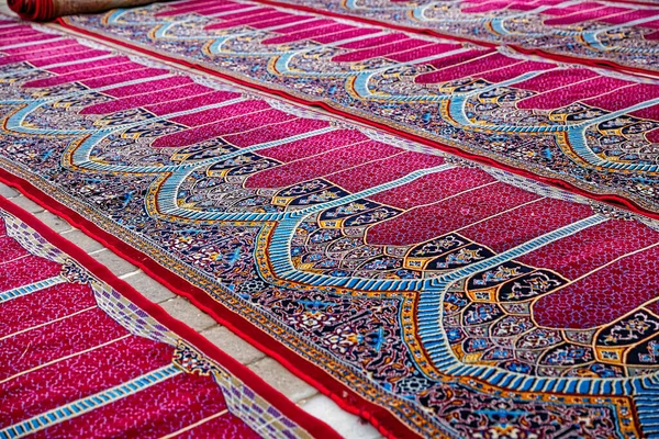 Meczet dywany modlitewne — Zdjęcie stockowe