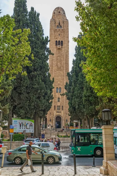 Jeruzalem Internationaal YMCA-gebouw — Stockfoto