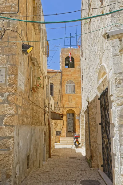 Bairro cristão em Jerusalém perto de New Gate — Fotografia de Stock