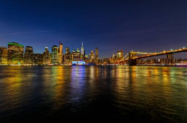 Geceleri Manhattan, New York