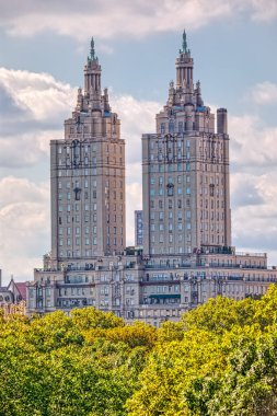 Central Park, New York 'tan San Remo bina manzarası