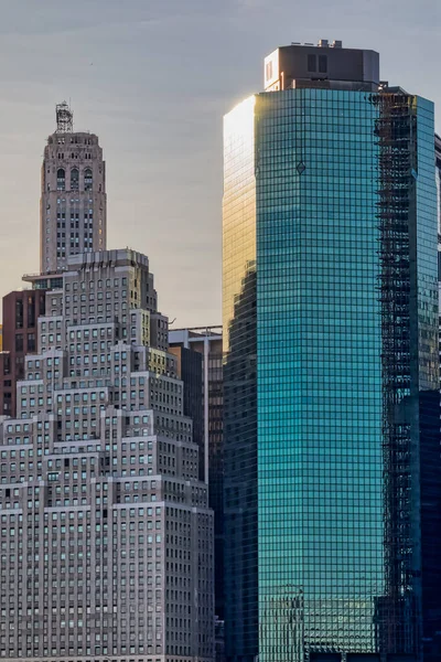 Nova Iorque Manhattan skyline detalhe — Fotografia de Stock