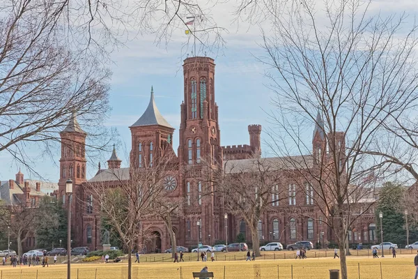 Smithsonian Institution Building in Washington DC Verenigde Staten — Stockfoto