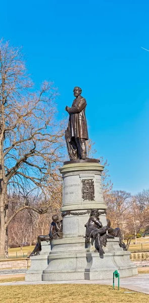 Monumento a James Garfield en Washington DC EE.UU. — Foto de Stock